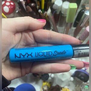 NYX Liquid Suede Cream Lipstick in Electric Blue